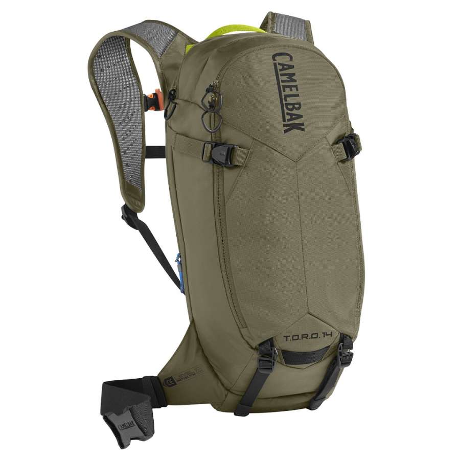 Burnt Olive/Lime Punch - CamelBak T.O.R.O. Protector 14