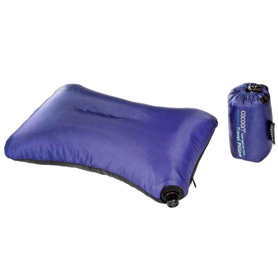 black/dark blue - Cocoon Air-Core Pillow Microlight