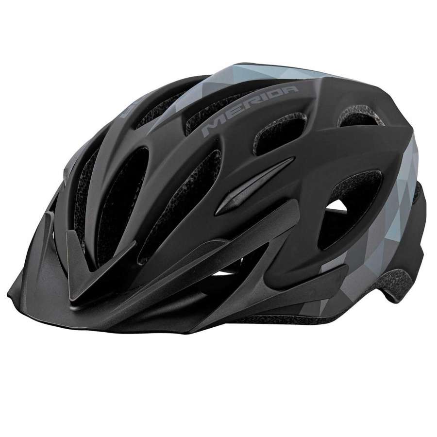 Black/Silver - Merida Bikes Charger Helmet