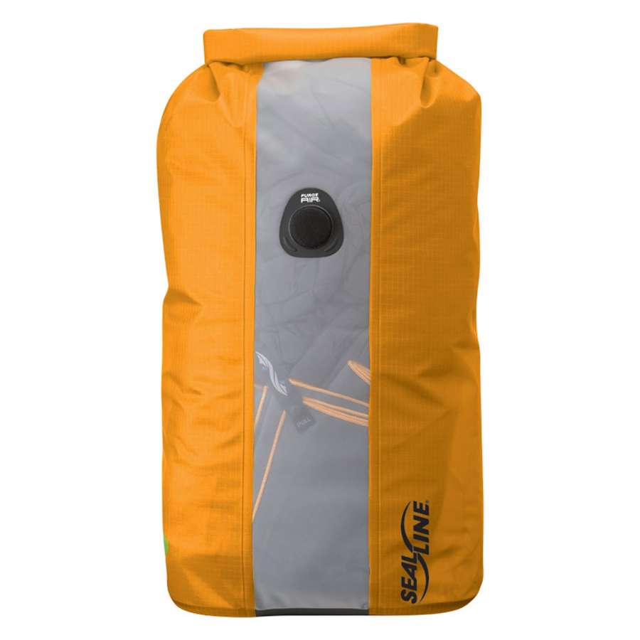 Orange - Seal Line Bulkhead View Dry Bag 10L