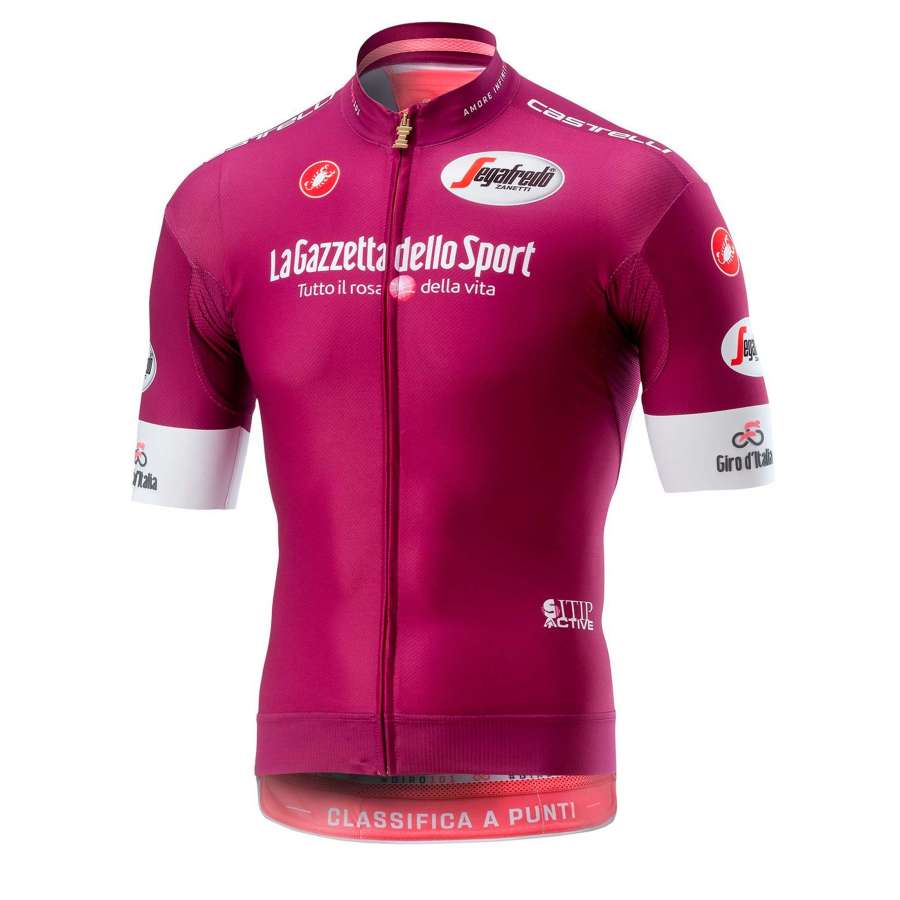 Black/Cyclamen - Castelli Giro D´Italia Race Jersey Fz