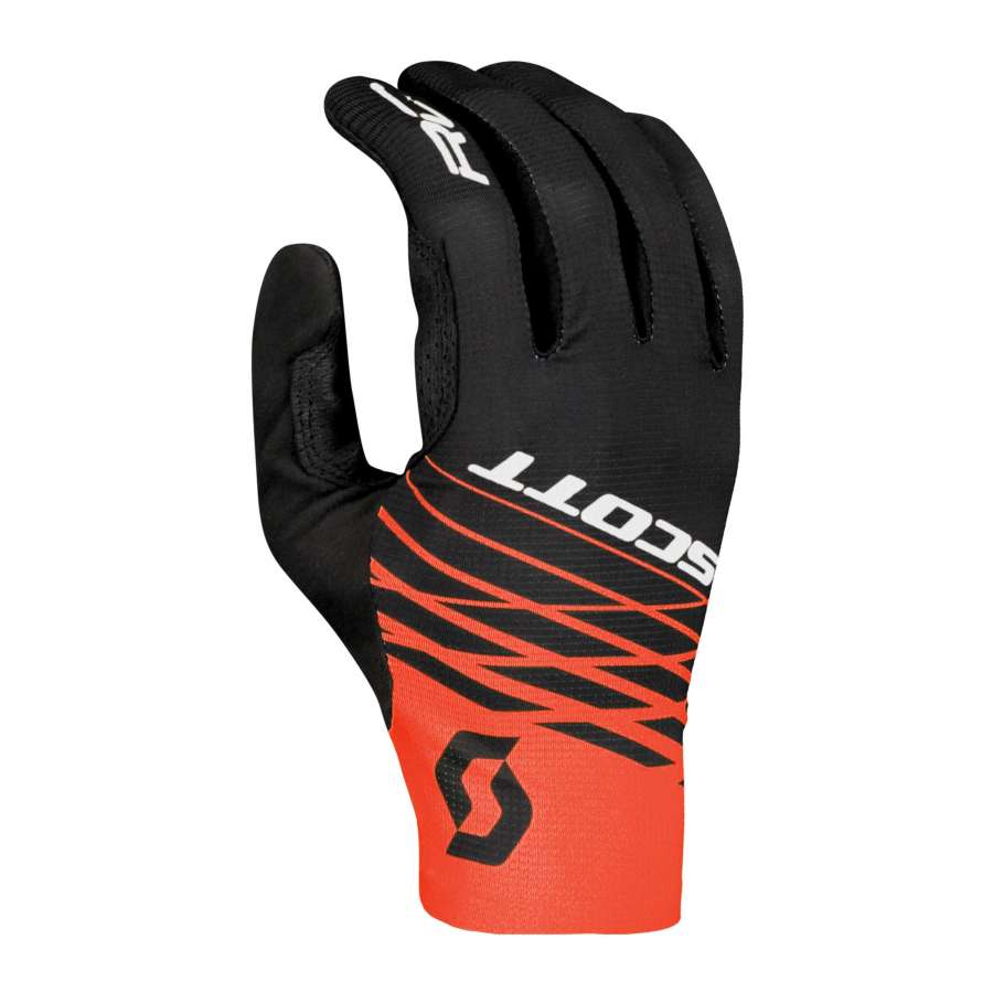 Black/Fiery Red - Scott Glove RC Pro LF