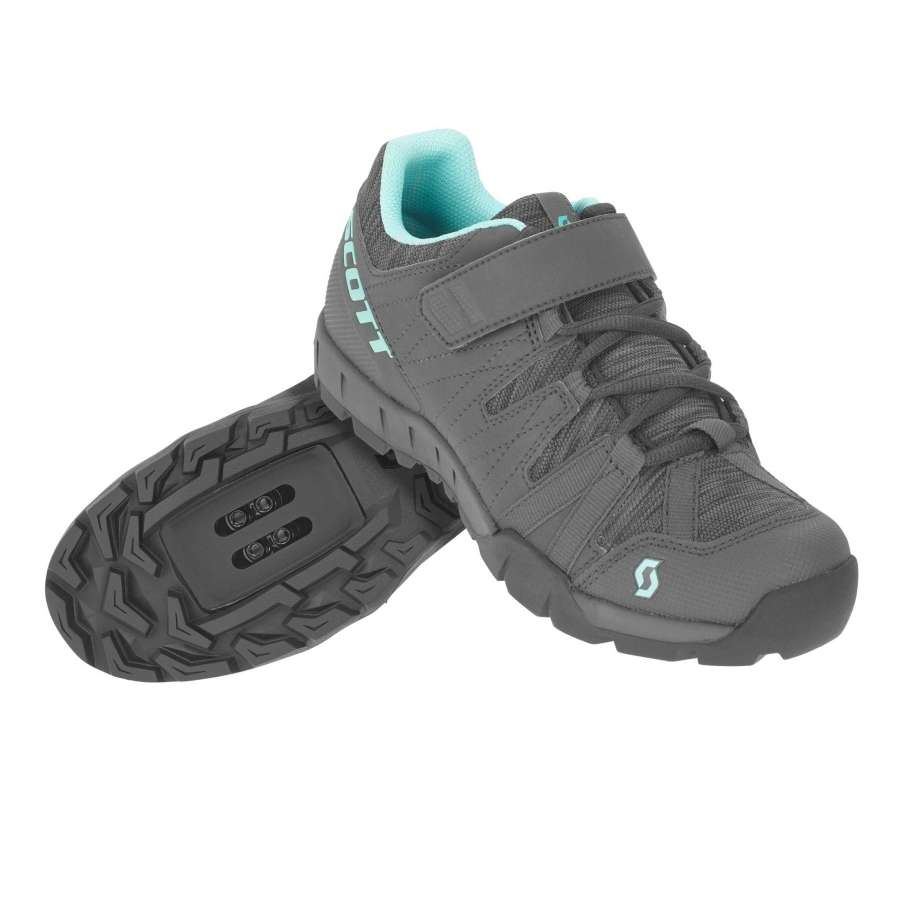 Dark Grey/Turquoise Blue - Scott Shoe Sport Trail Lady
