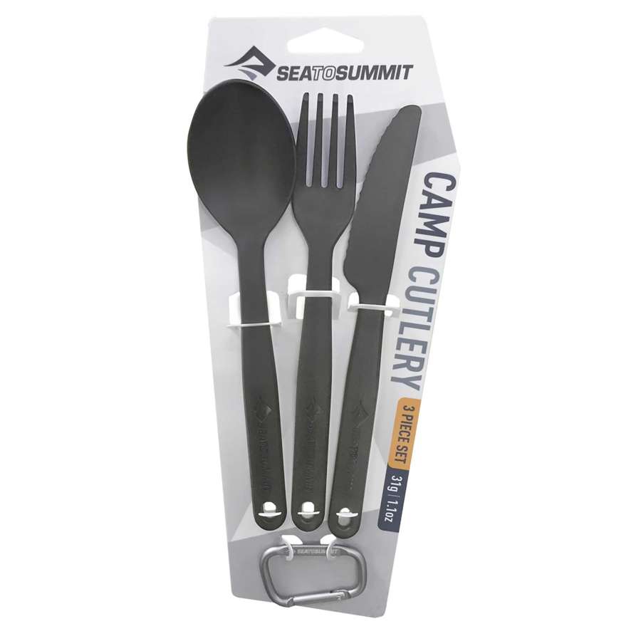 Charcoal - Sea to Summit Camp Cutlery 3PC Set