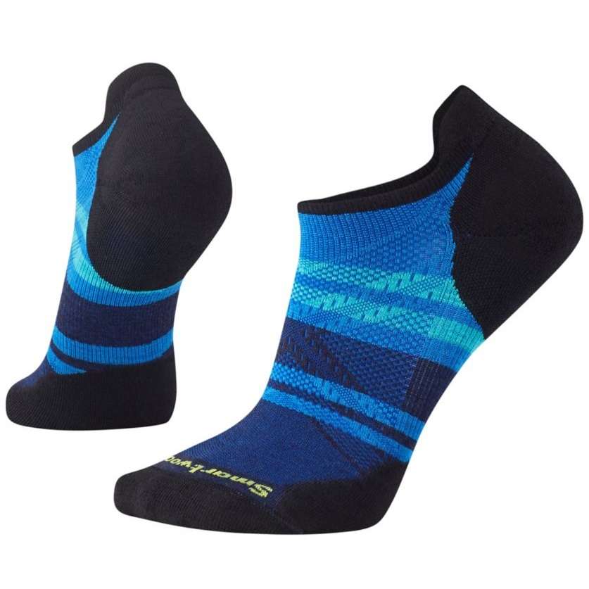 bright blue - Smartwool Men´s PhD® Run Light Elite Pattern Micro Sock