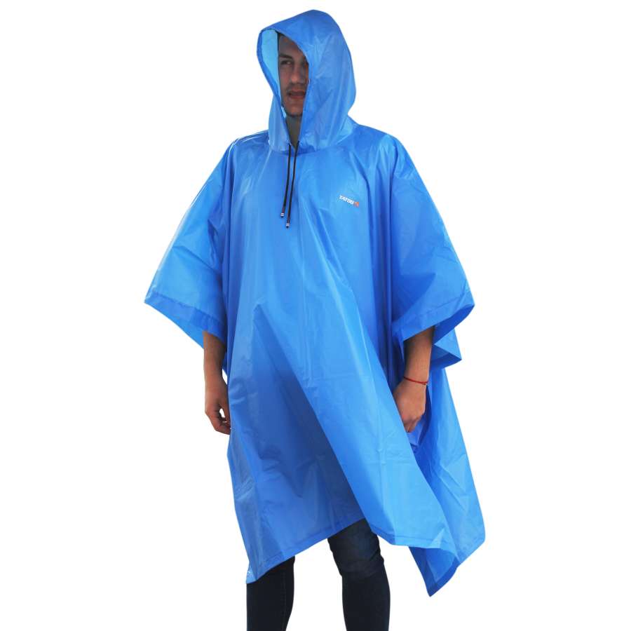 Azul2 - Tatoo Rain Poncho