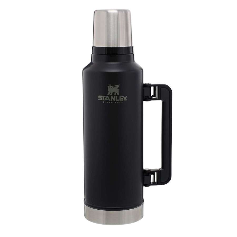 Matte Black - Stanley Classic Vacuum Bottle 64 oz (1.9 lt)