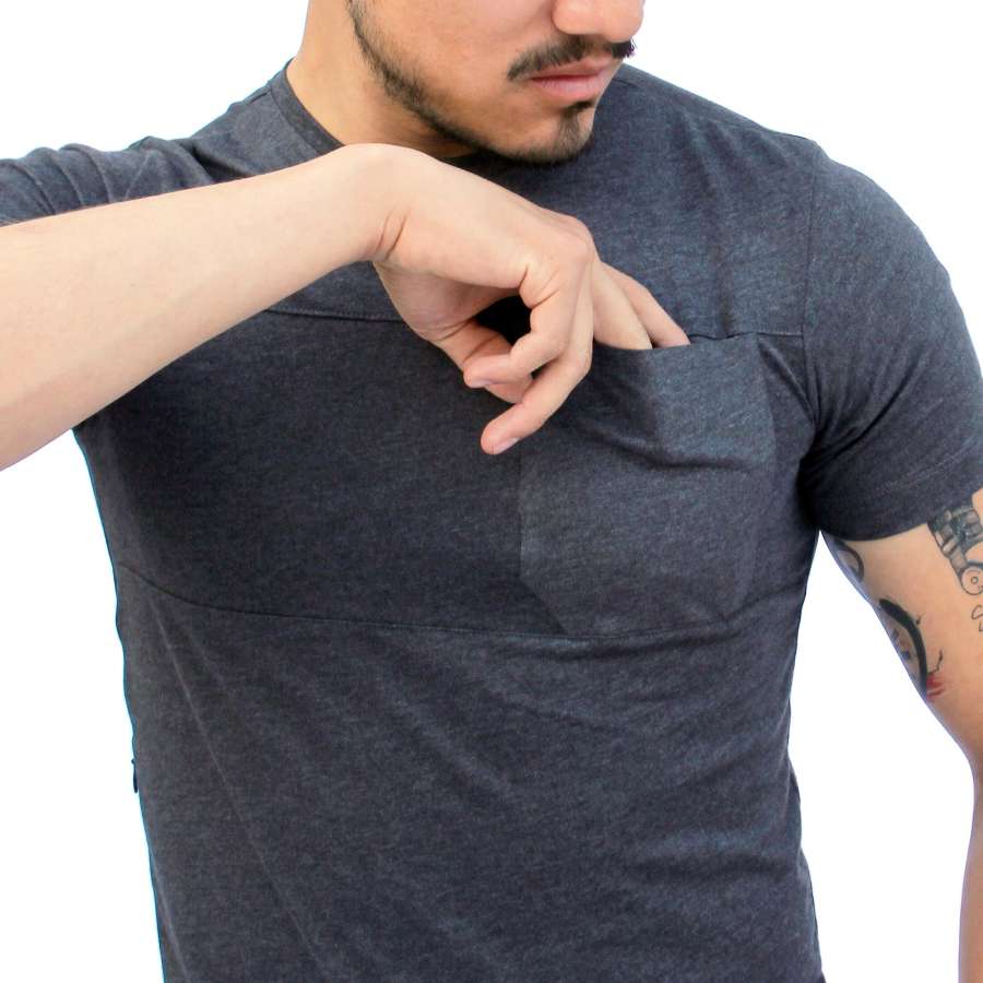 Bolsillo Delantero - Tatoo Camiseta Recharge Hombre