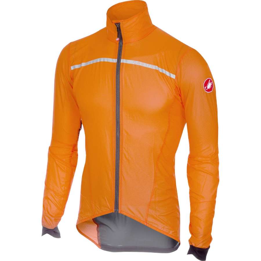 Black/Orange - Castelli Superleggera Jacket