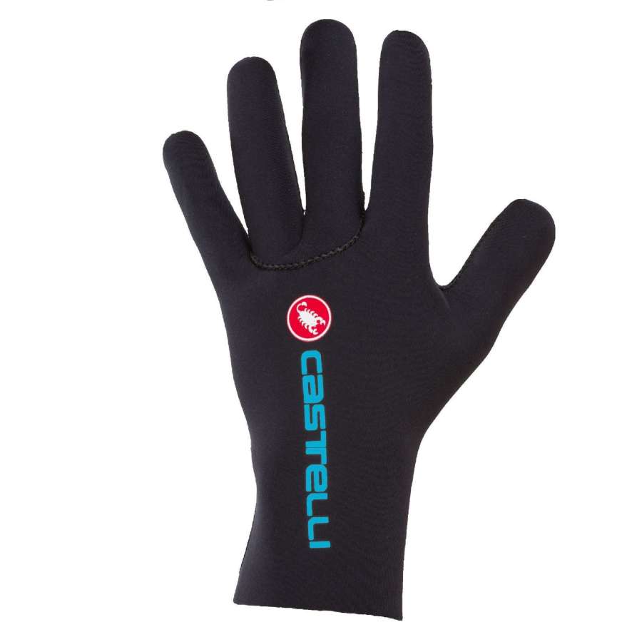 Black/Sky Blue - Castelli Diluvio C Glove