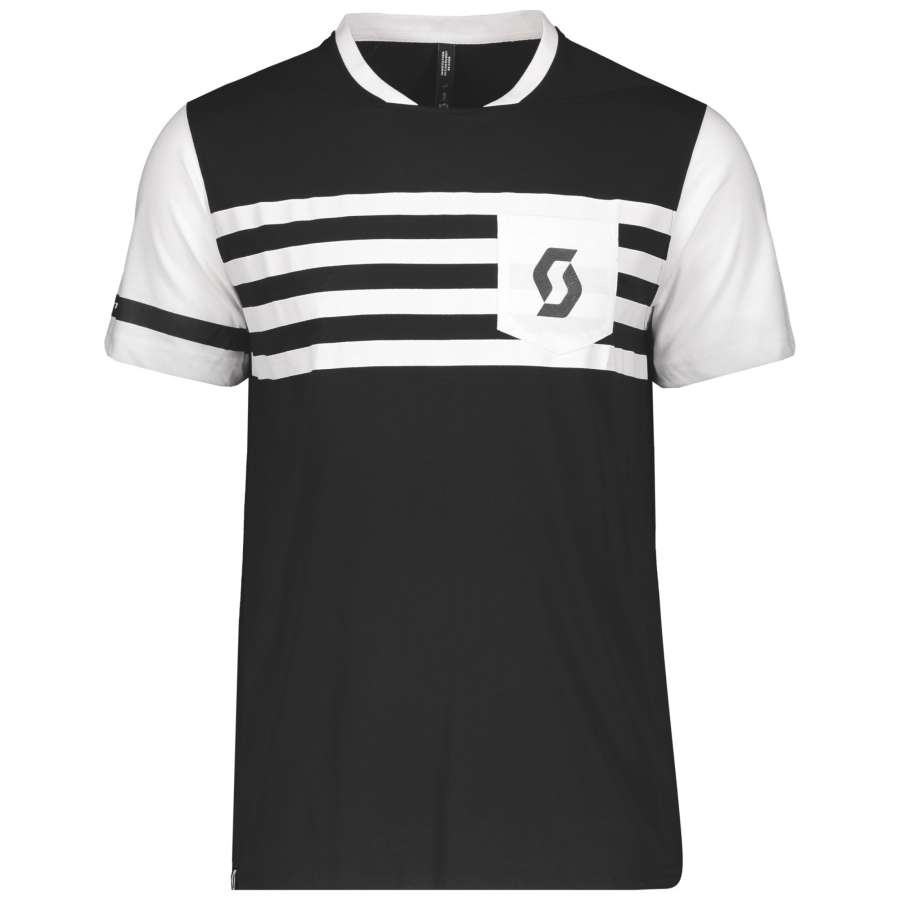 Black/White - Scott Shirt M´s Trail Flow DRI