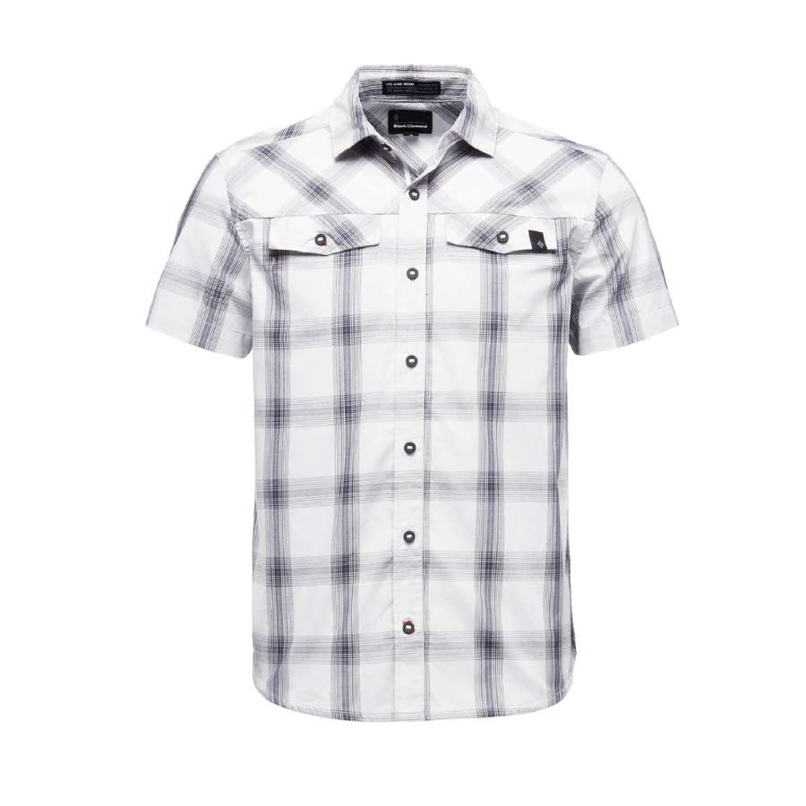 Alloy/Captain/Anthracite Plaid - Black Diamond M Ss Benchmark Shirt