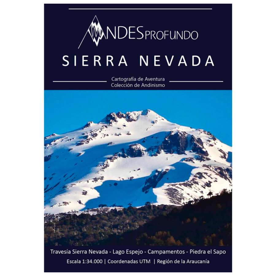 Sierra Nevada - Andesprofundo Mapa Sierra Nevada
