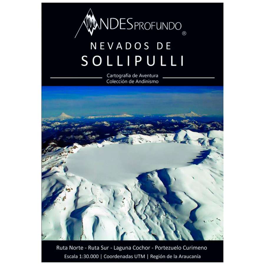 Nevados de Sollipulli - Andesprofundo Mapa Nevados de Sollipulli
