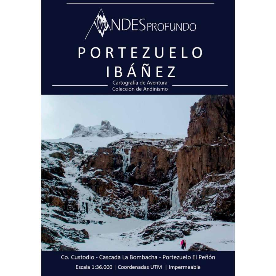 Portezuelo Ibañez - Andesprofundo Mapa Portezuelo Ibañez