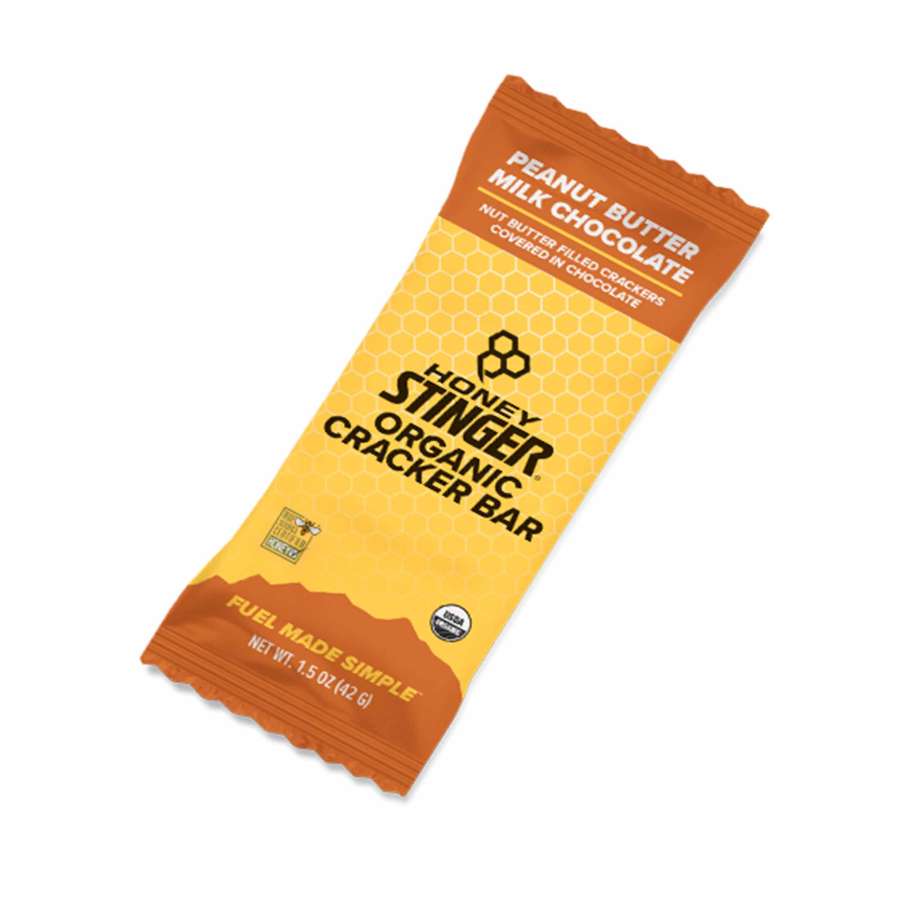 PEANUT BUTTER MILK CHOCOLATE - Honey Stinger Organic Cracker Bar