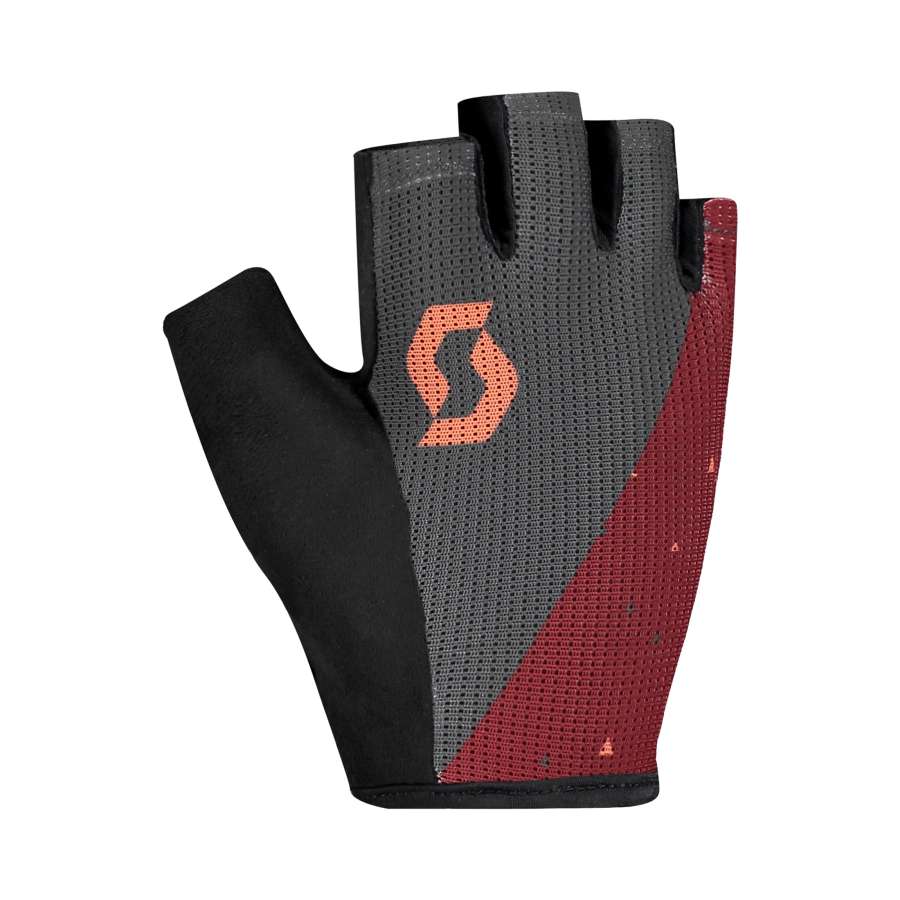 Dark Grey/Merlot Red - Scott Glove Aspect Sport Gel SF