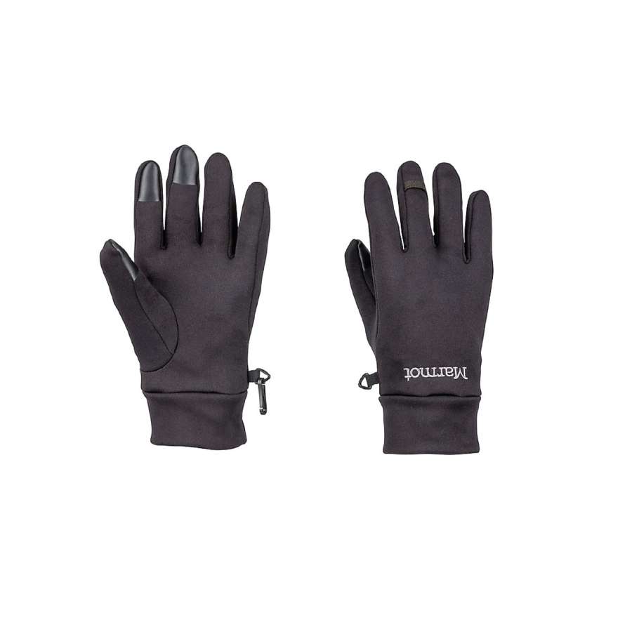 Black - Marmot Power Stretch Connect Glove