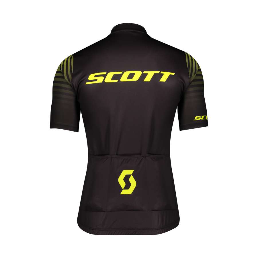 Vista posterior Black/Sulphur Yellow - Scott Shirt M's RC Team 10