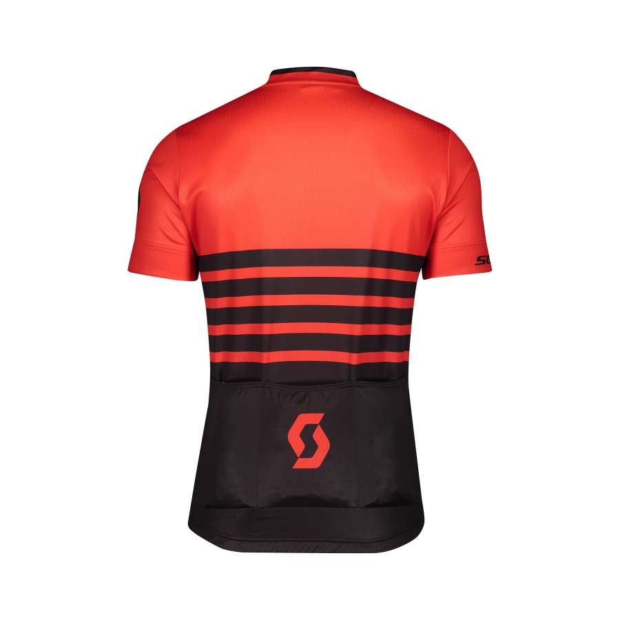 Vista posterior Fiery Red/Black - Scott Shirt M's RC Team 20