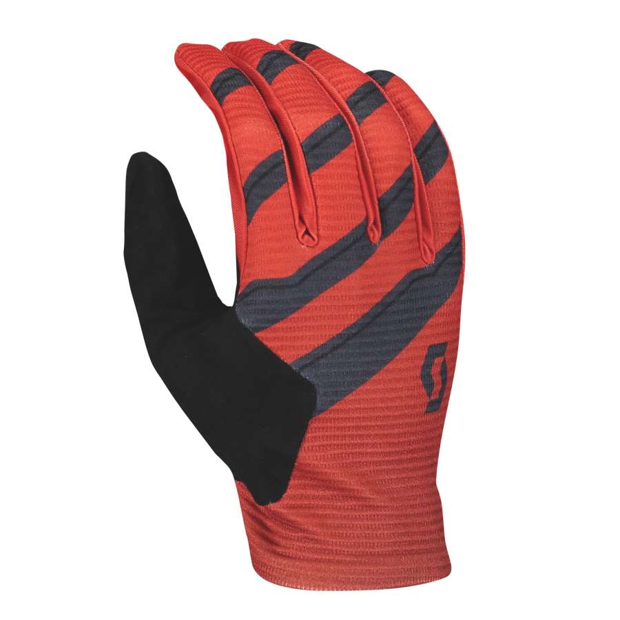 fiery red/dark grey - Scott Glove Ridance LF