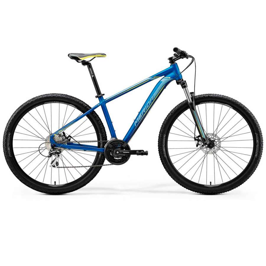 Silk Medium Blue(Silver/Yellow) - Merida Bikes 2020 Big.Seven 20-MD