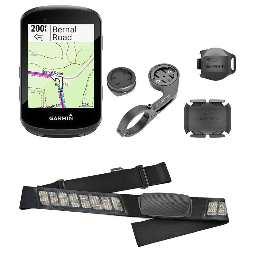 Black - Garmin Edge 530 Sensor Bundle