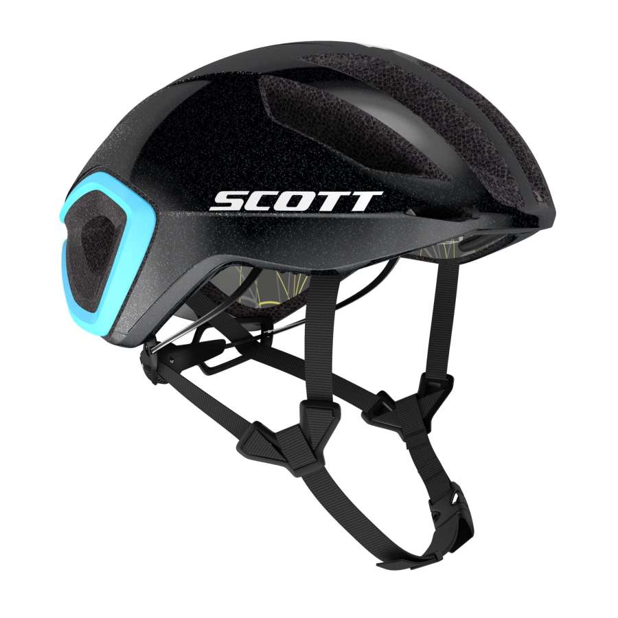 BLACK/LIGHT BLUE - Scott Helmet Cadence PLUS (CE)
