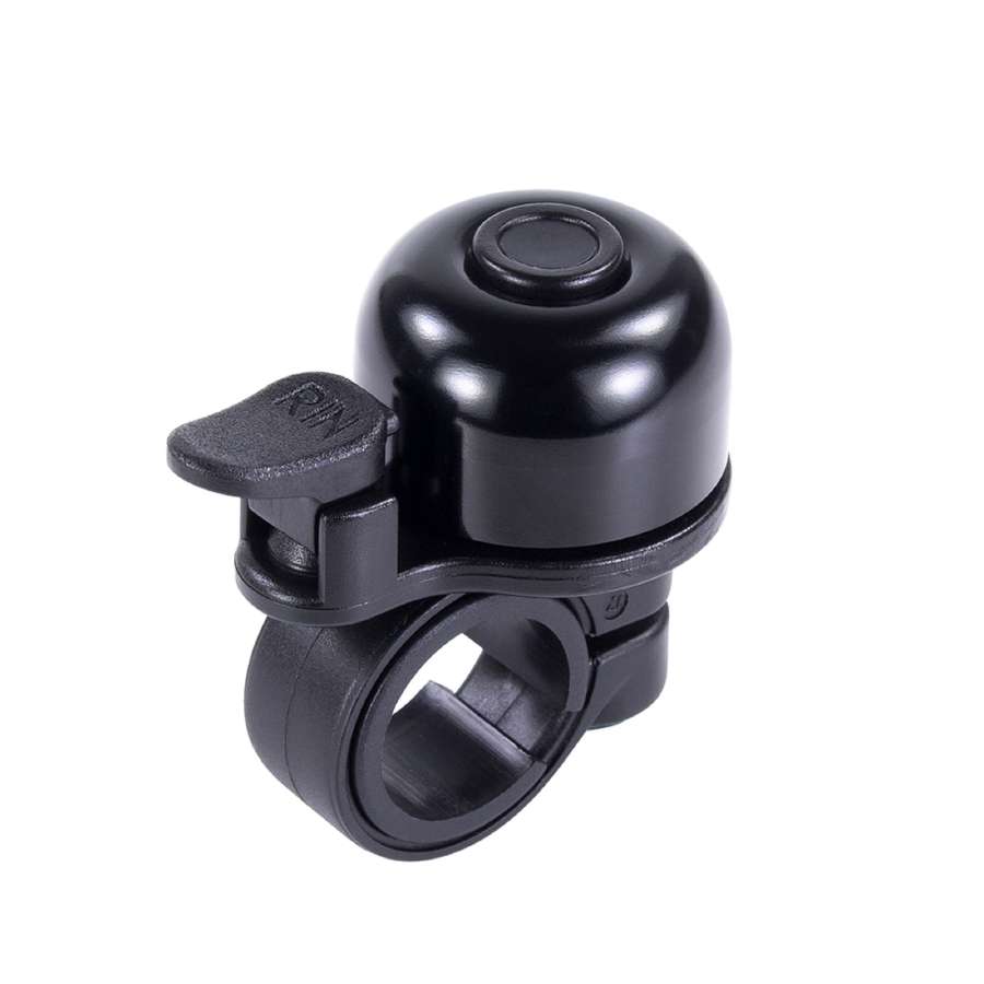 Black - Serfas Aluminum-Single Strike Handlebar Bell