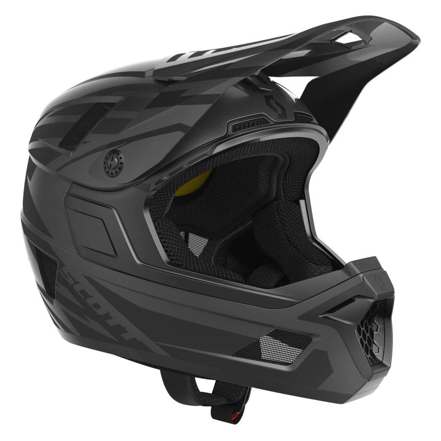 Stealth Black - Scott Helmet Nero PLUS