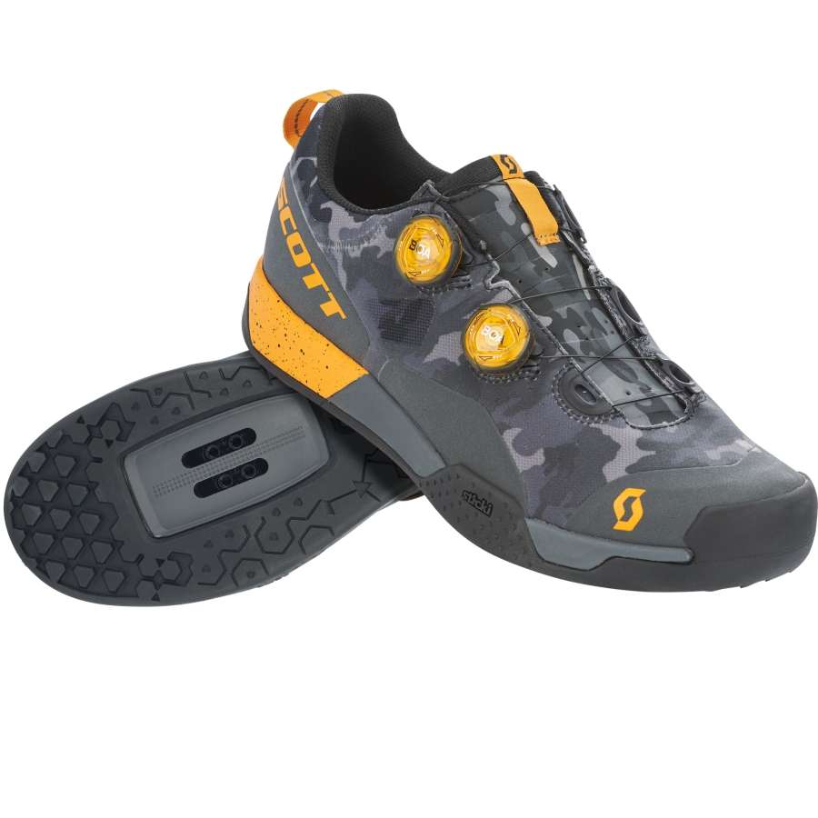 Dark Grey/Tuned Orange - Scott Shoe MTB AR Boa® Clip