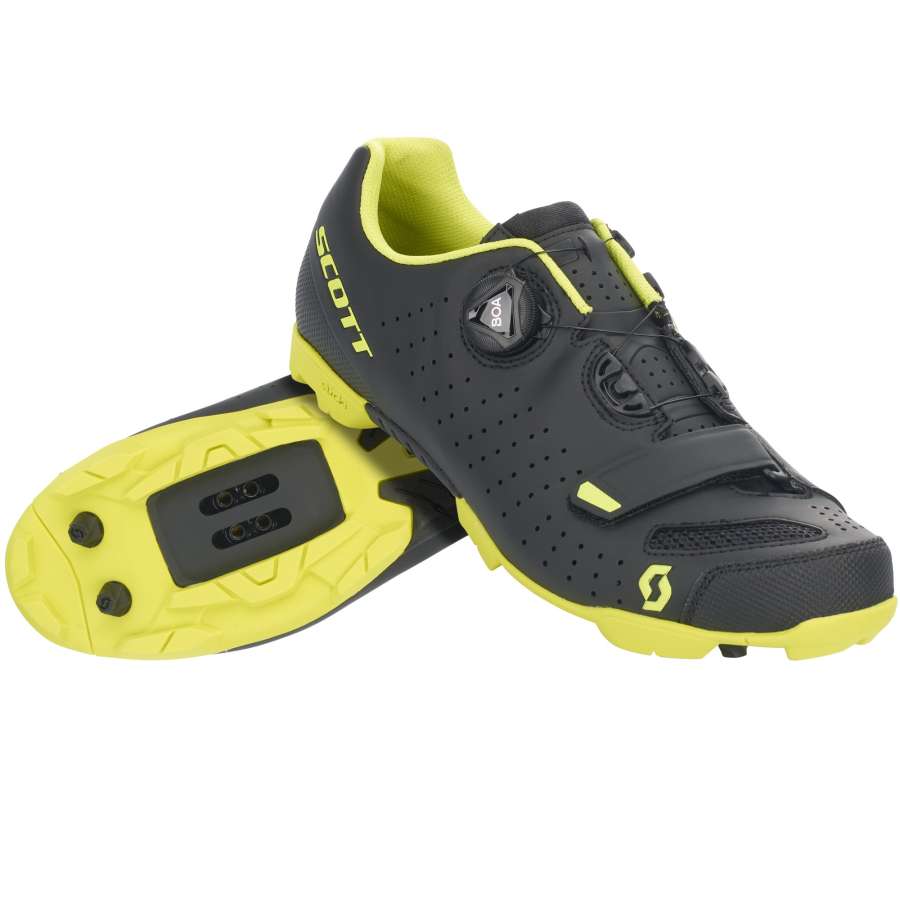 ma bl/su yel - Scott Shoe Mtb Comp Boa - Zapatos para Ciclismo de Montaña