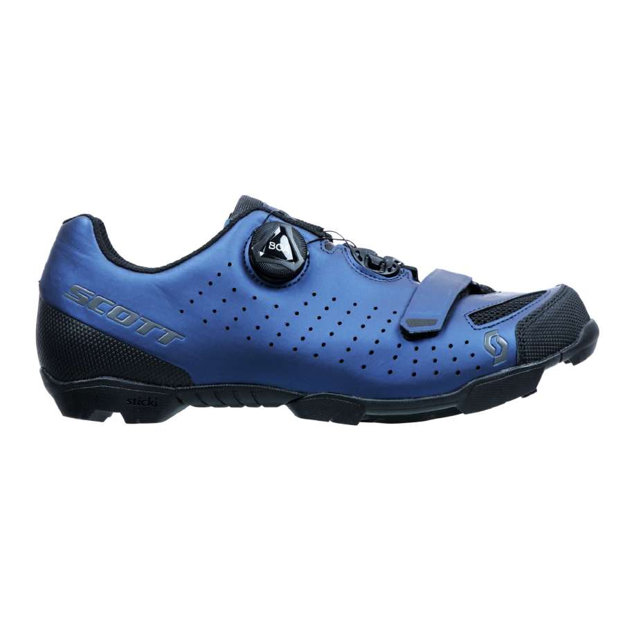 METALLIC BLUE/BLACK - Scott Shoe Mtb Comp Boa - Zapatos para Ciclismo de Montaña