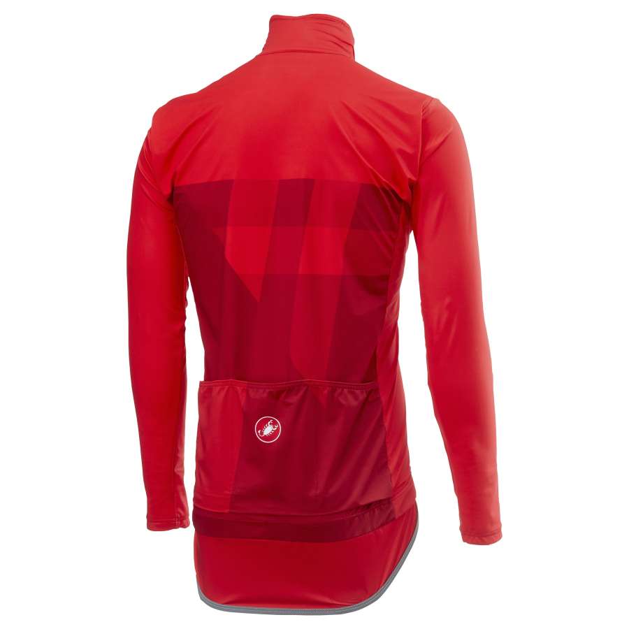 Red Back - Castelli Pro Fit Rain Jacket