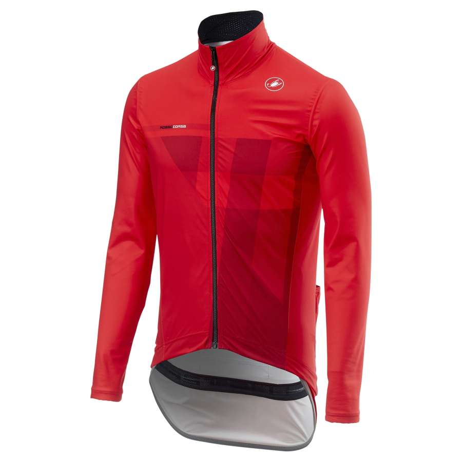 Red - Castelli Pro Fit Rain Jacket