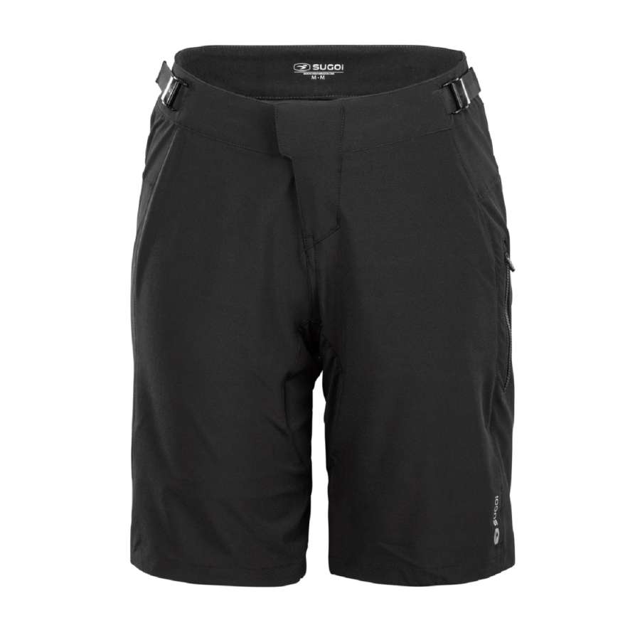 BLack - Sugoi Women's Trail Shorts - Lined