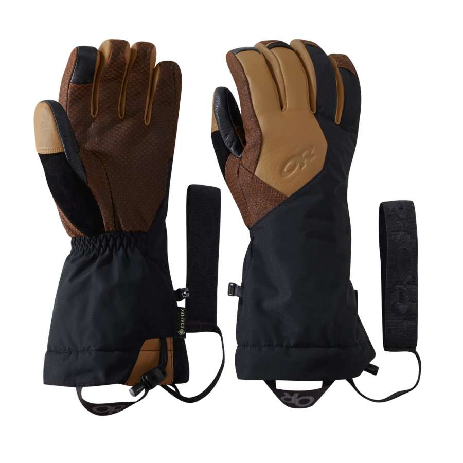 Black/Natural - Outdoor Research Men's Super Couloir Sensor Gloves