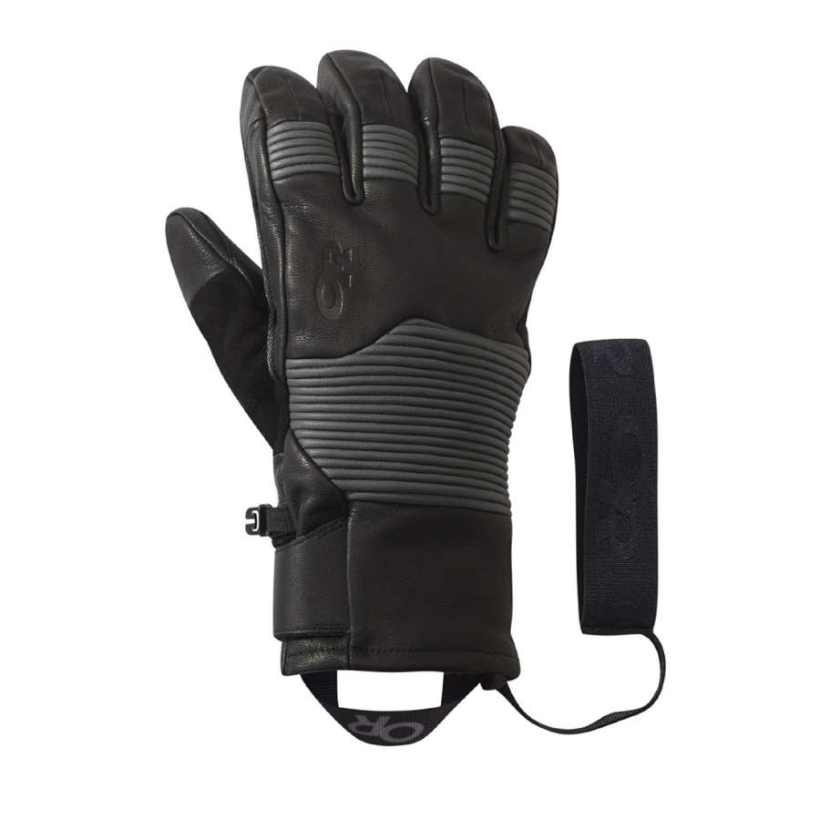 Black/Storm - Outdoor Research Men's Point N Chute Sensor Gloves