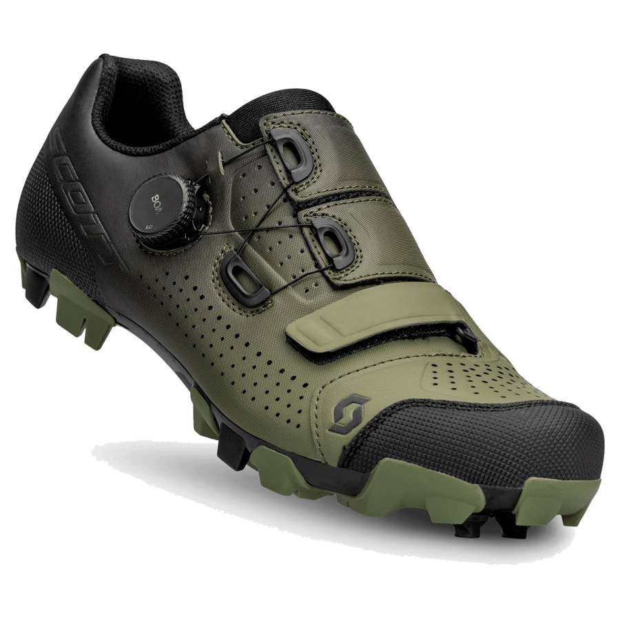Black/Fir Green - Scott Shoe Mtb Team Boa