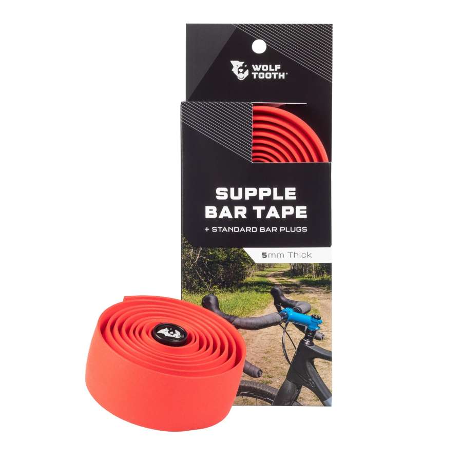 Red - Wolf Tooth Supple Bar Tape