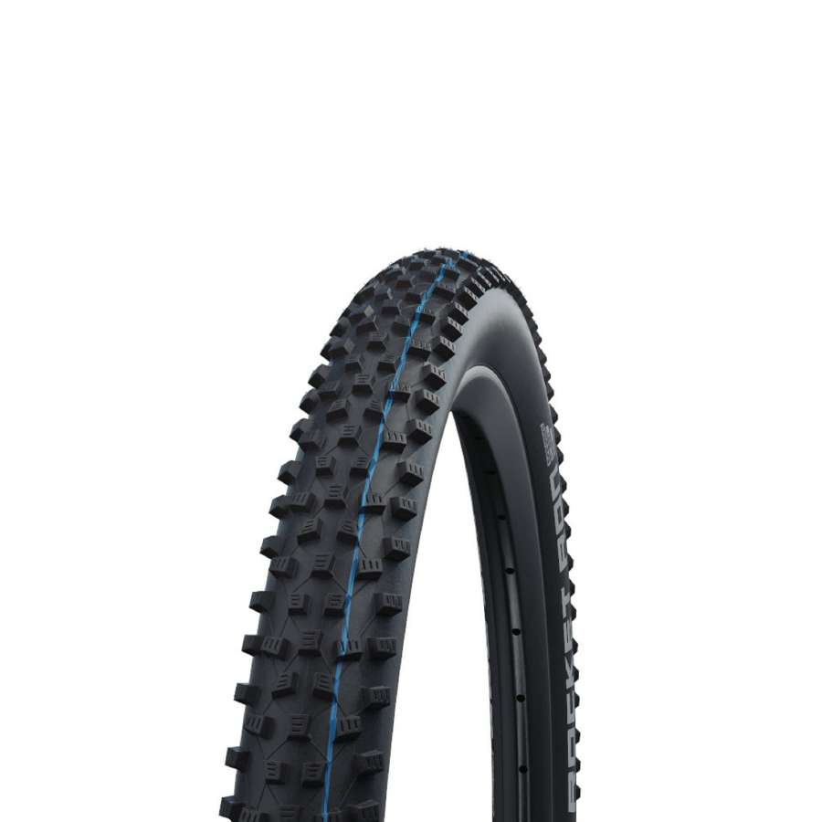 Black - Schwalbe Rocket Ron Tire 29x2.25 Tl Snakeskin Addix Speedgrip Fold Bead