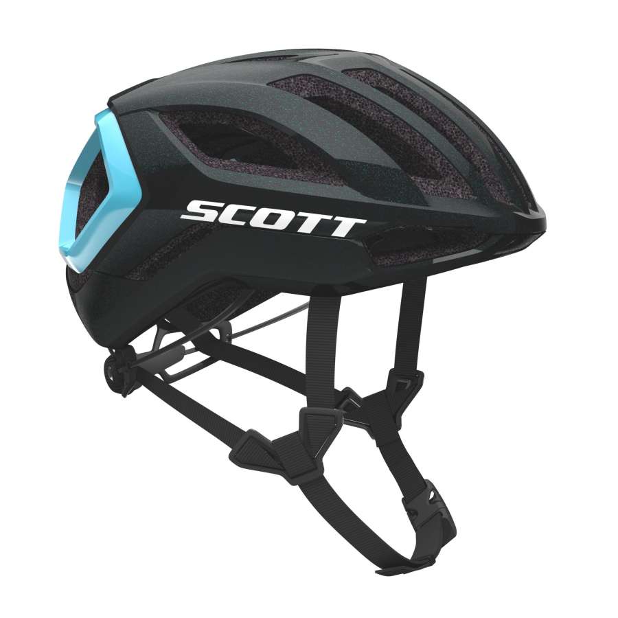 Black/Light Blue - Scott Helmet Centric PLUS (CE)