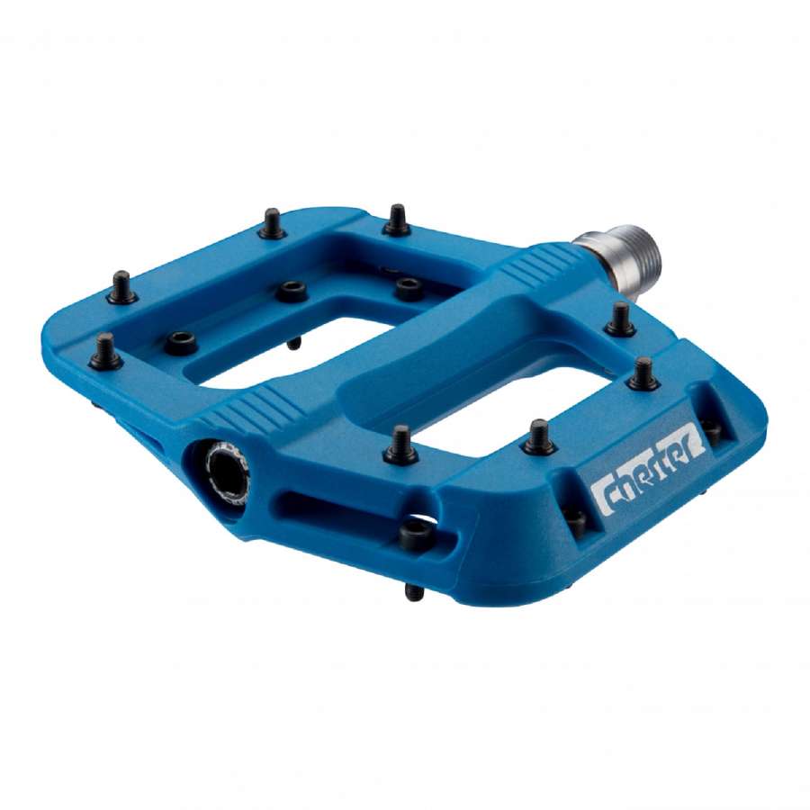 Blue - Race Face Chester Flat Pedal