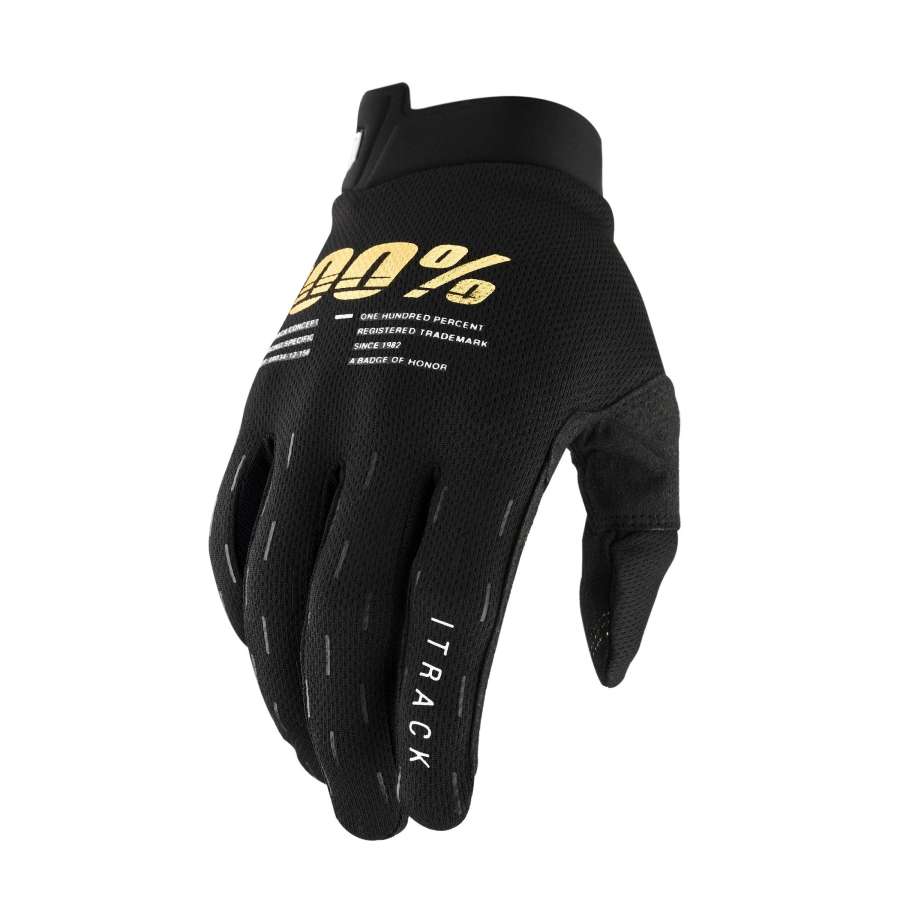 Black - 100percent Itrack Gloves