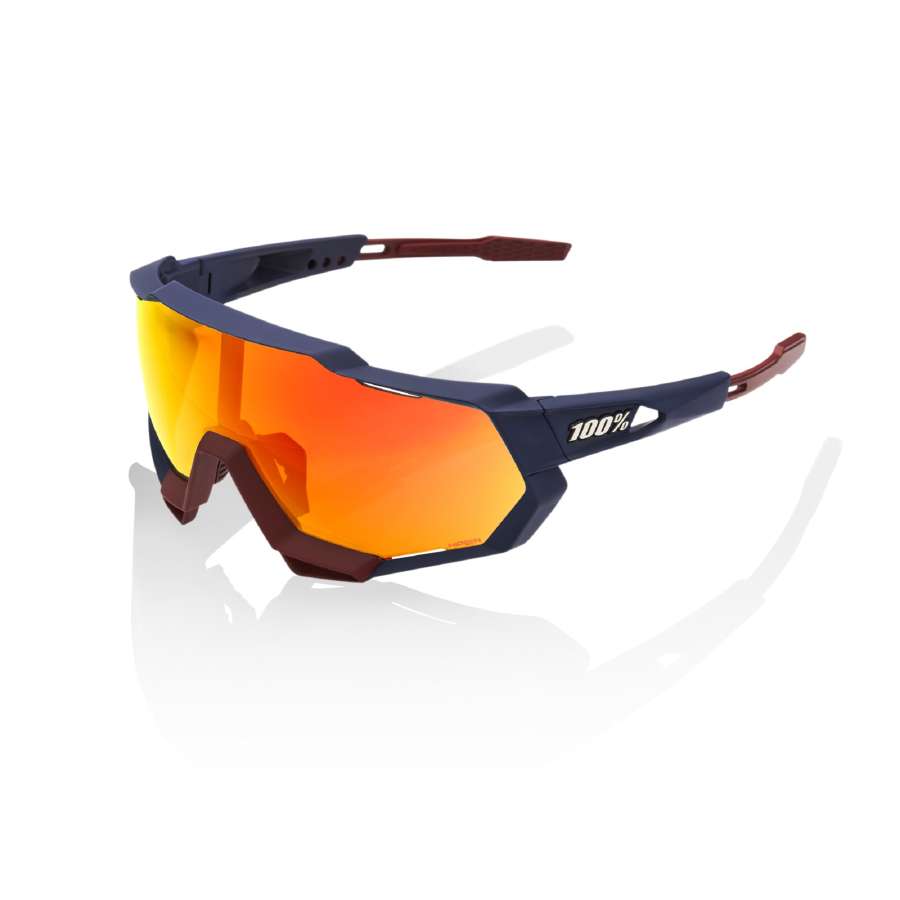 Soft Tact Flume/HiPER Red Multilayer Mirror Lens - 100percent Speedtrap