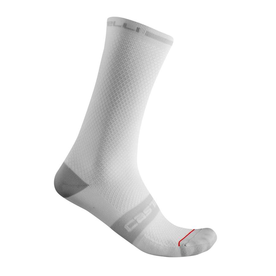 WHITE - Castelli Superleggera T18 Sock