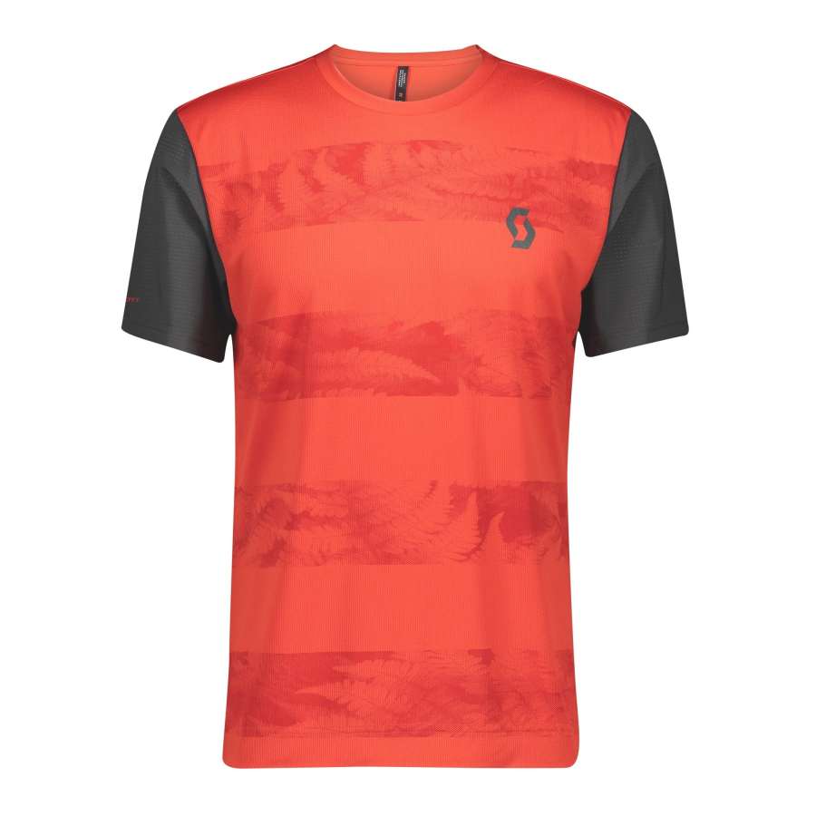 fiery red/dark grey - Scott Shirt M's Trail Flow s/sl