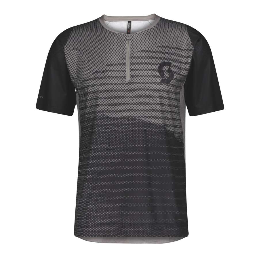 Black/Slate Grey - Scott Shirt M's Trail Vertic Zip s/sl