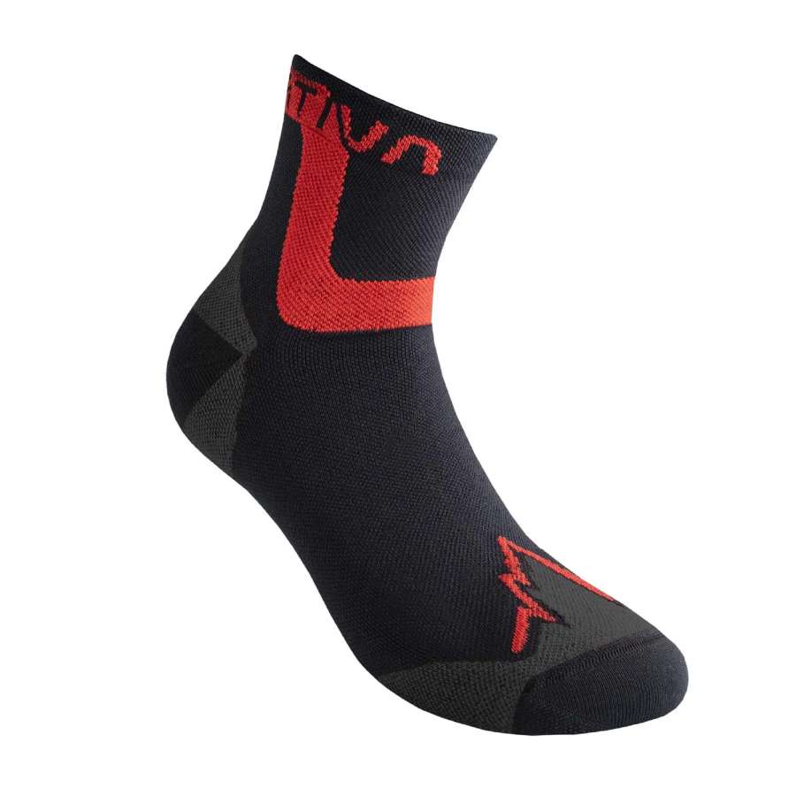 Black/Goji - La Sportiva Ultra Running Socks