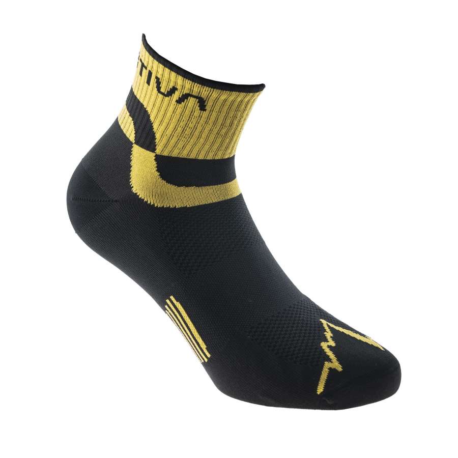 Black/Yellow - La Sportiva Trail Running Socks